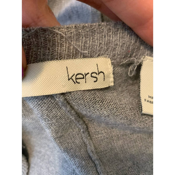 Kersh crew neck long sleeves asymmetrical sweater size large - Picture 5 of 8